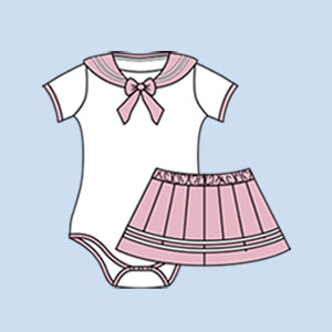 ロンパース&スカートセット