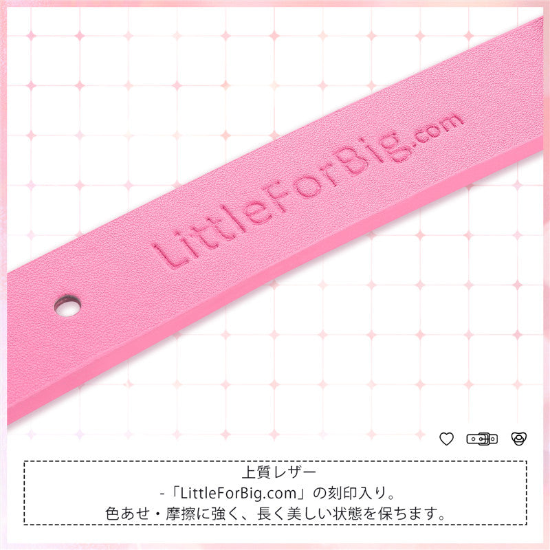 LittleForBig大人用おしゃぶり&ギャグ2点セット【おしゃぶりチョーカー】調整可能なレザーストラップ 第2代おしゃぶり向け シリコンニップル DIY可能  GS001