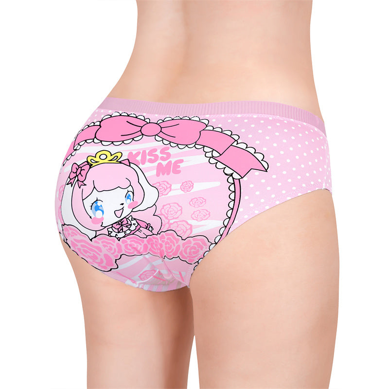 LittleForBigレディースシルキーパンティー【ピンキー美姫ちゃん】蝶結び 下着 快適フィット ピンク UP234P