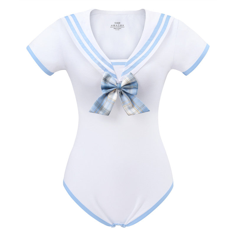 LittleForBig 大人用ロンパース セーラー服【魔法少女】格子縞スカートセット LB-1014