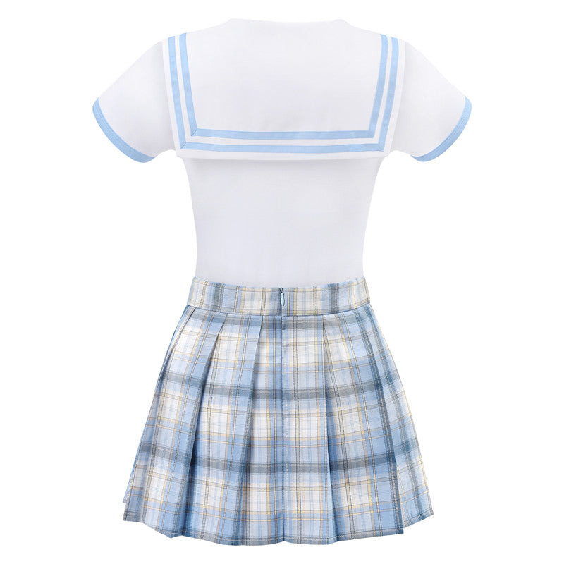 LittleForBig 大人用ロンパース セーラー服【魔法少女】格子縞スカートセット LB-1014