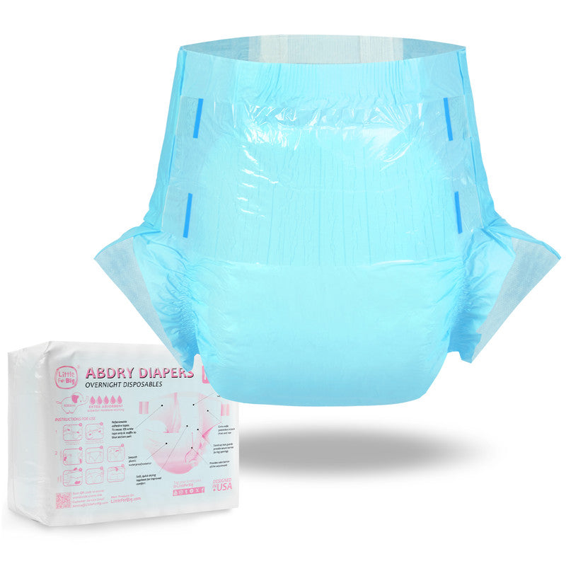 LittleForBig大人紙おむつ パンツタイプ【無地】厚型 オムツパンツ 高い吸収力 テープ型 10枚入り D11