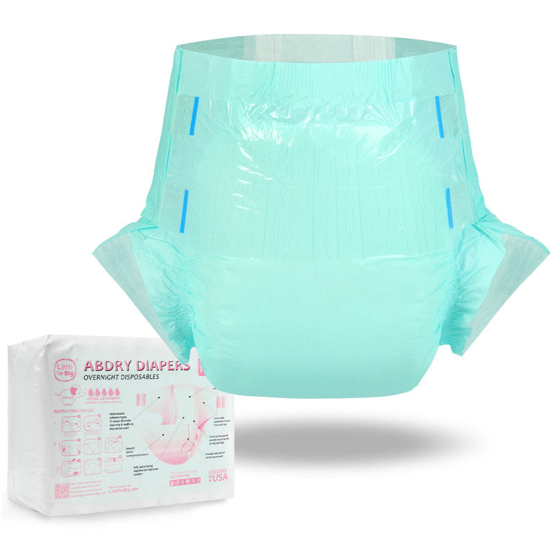 LittleForBig大人紙おむつ パンツタイプ【無地】厚型 オムツパンツ 高い吸収力 テープ型 10枚入り D11