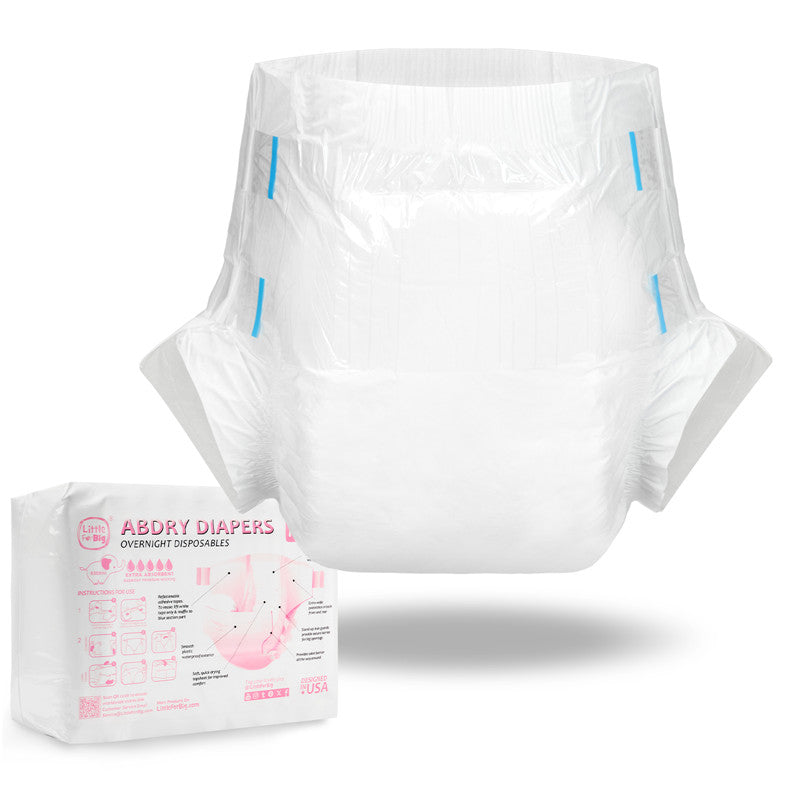 LittleForBig大人紙おむつ パンツタイプ【無地】厚型 オムツパンツ 高い吸収力 テープ型 10枚入り D11