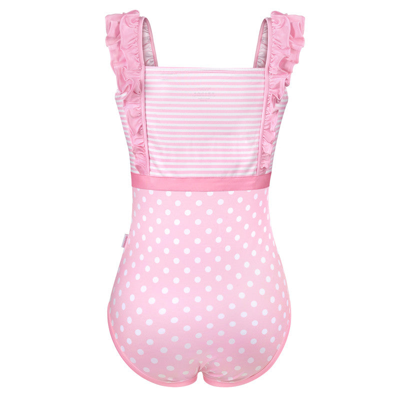 LittleForBig レディース タンクトップ フリル付き 蝶結び 【うさぎちゃん】 スベスベシルキー触感 DP0019