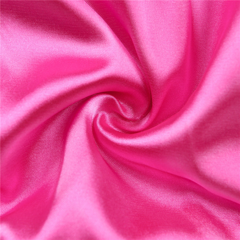 LittleForBigメンズブラレット レースヘム【サテン花】 光沢感あり繻子質感 シルキー ユニセックス ローズ MUB001F