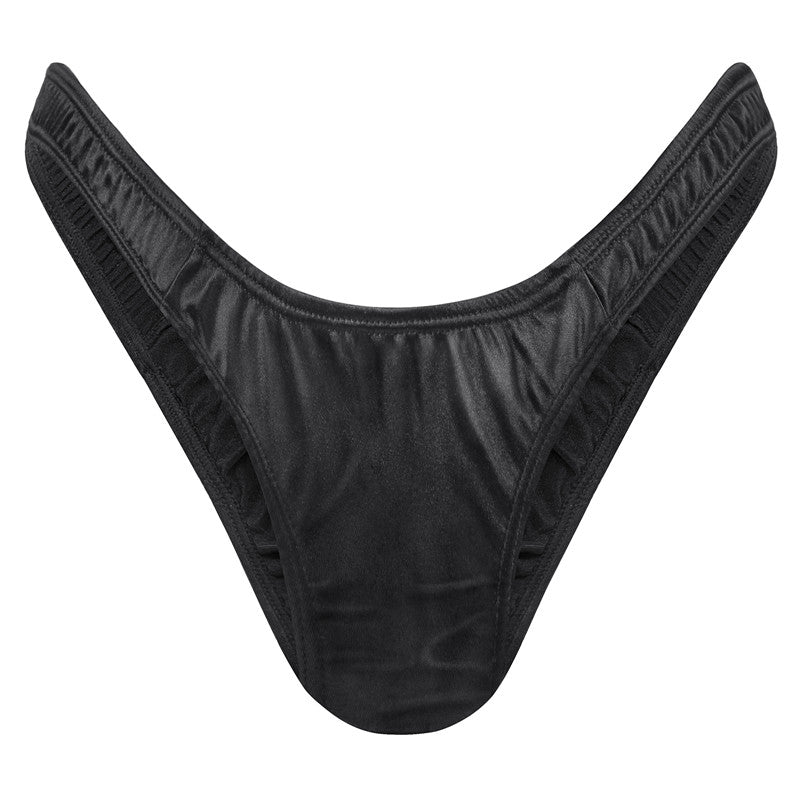 LittleForBig 男子パンツ【秘密のTバック】無地 光沢 ピンク MUP510