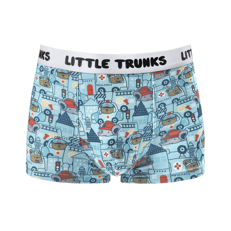 LittleForBig男子パンティー【かっこいいトラック】伸縮性 4枚セット MUP511-S401