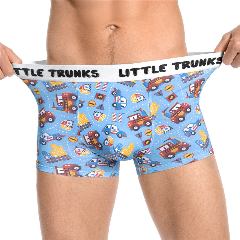 LittleForBig男子パンティー【かっこいいトラック】伸縮性 4枚セット MUP511-S401