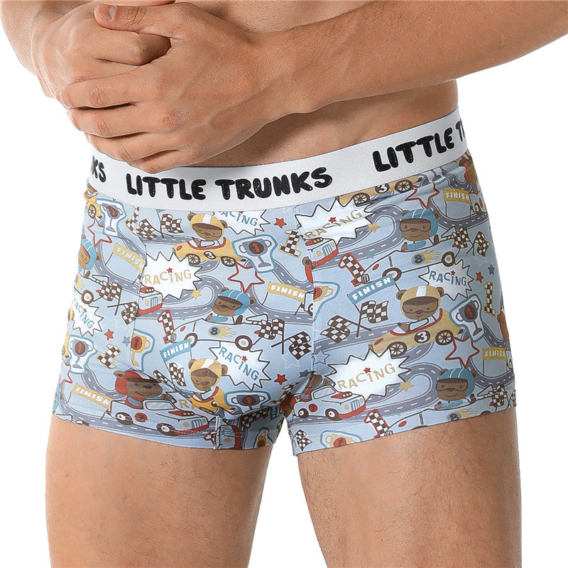 LittleForBig男子パンティー【かっこいいトラック】伸縮性 4枚セット MUP511-S401