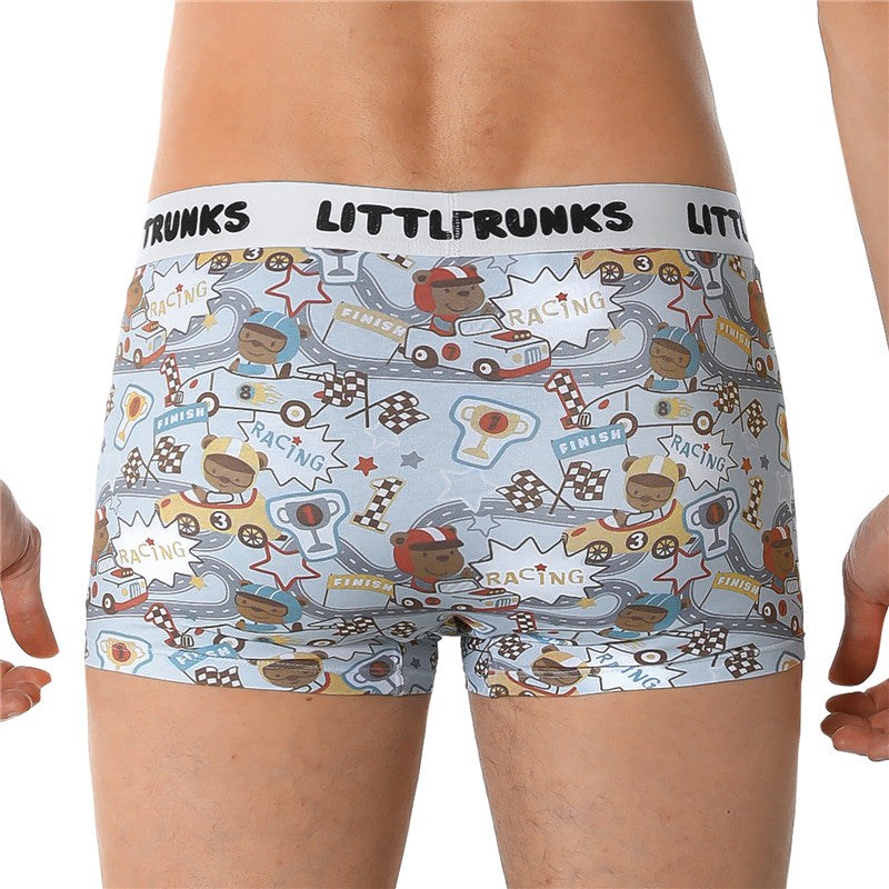 LittleForBig男子パンティー【かっこいいトラック】伸縮性 4枚セット MUP511-S401