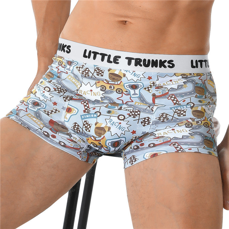 LittleForBig男子パンティー【かっこいいトラック】伸縮性 4枚セット MUP511-S401