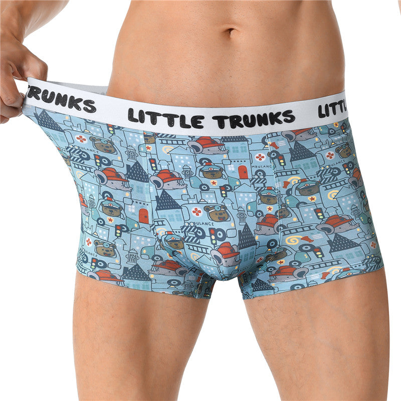 LittleForBig男子パンティー【かっこいいトラック】伸縮性 4枚セット MUP511-S401