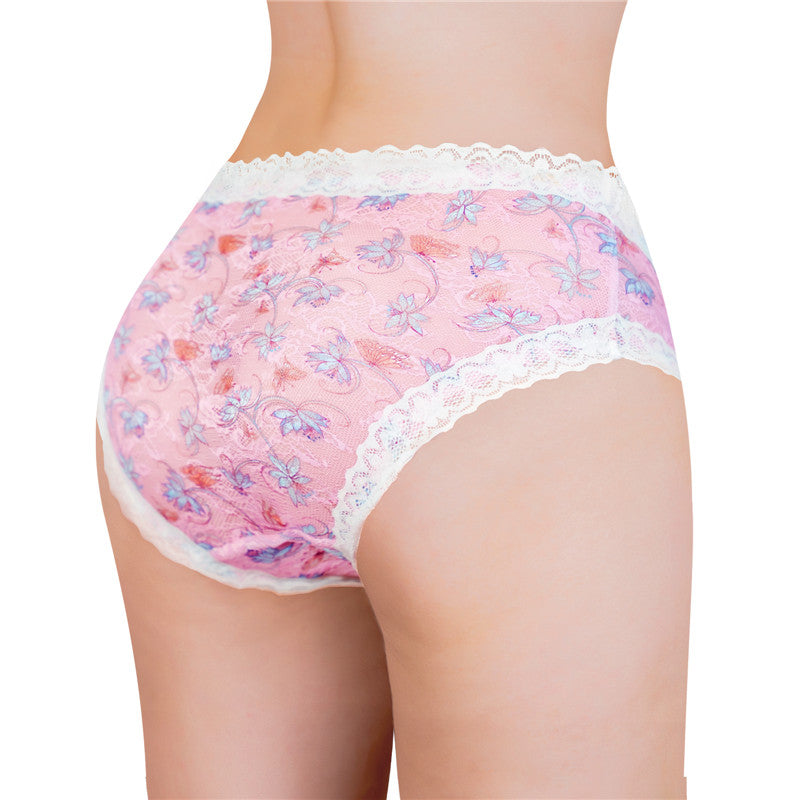 LittleForBigメンズ パンティー 体型カバー 可愛い 【田舎風】 メッシュ パンティー ブリーフ ピンク MUP517P