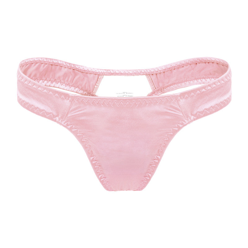 LittleForBig大人パンティー 厚い腰ひもTバック ユニセック スシェイプウェア ショーツ スムース ピンク MUP527P