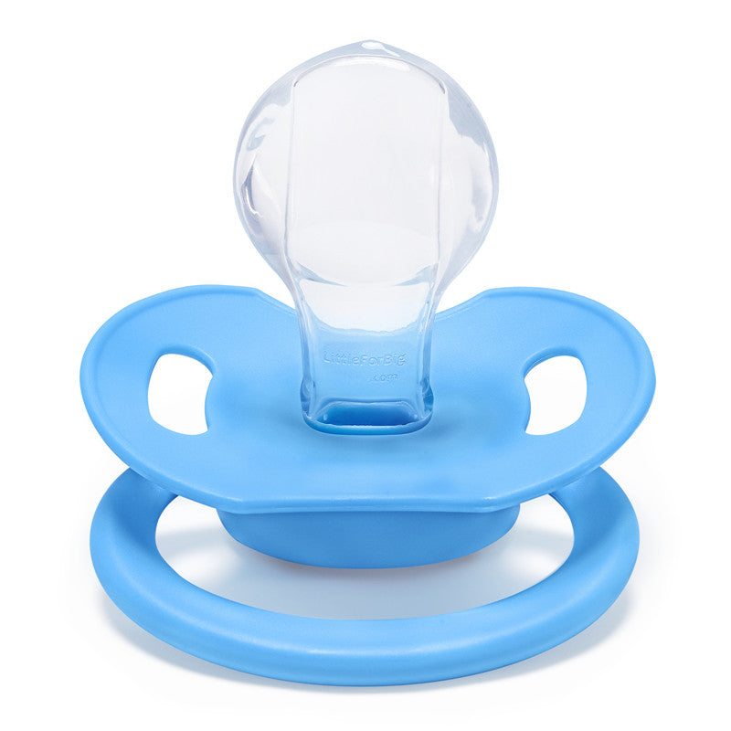 LittleForBig大人おしゃぶり 新型2代 蓋付【パパが大好き柄】4個セット P88-TS402