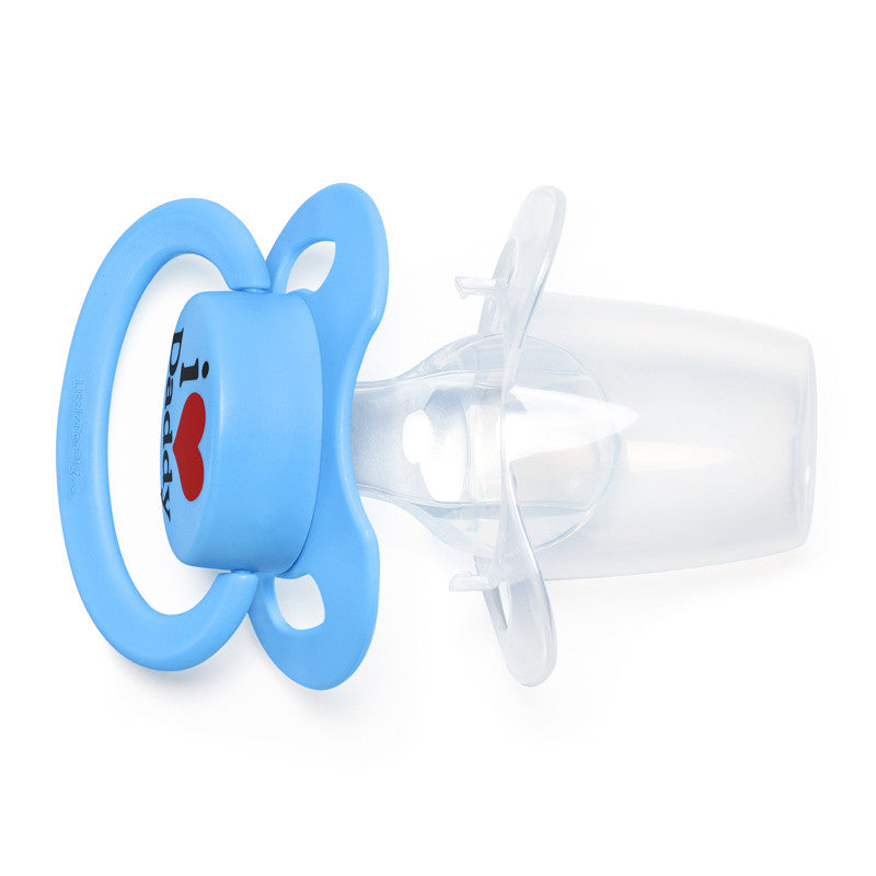 LittleForBig大人おしゃぶり 新型2代 蓋付【パパが大好き柄】4個セット P88-TS402