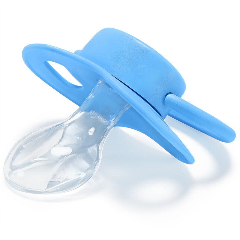 LittleForBig大人おしゃぶり 新型2代 蓋付【パパが大好き柄】4個セット P88-TS402