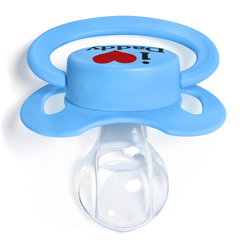 LittleForBig大人おしゃぶり 新型2代 蓋付【パパが大好き柄】4個セット P88-TS402