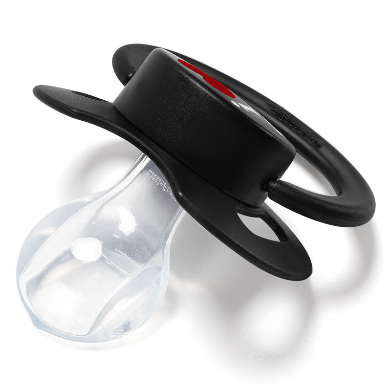 LittleForBig大人おしゃぶり 新型2代 蓋付【パパが大好き柄】4個セット P88-TS402