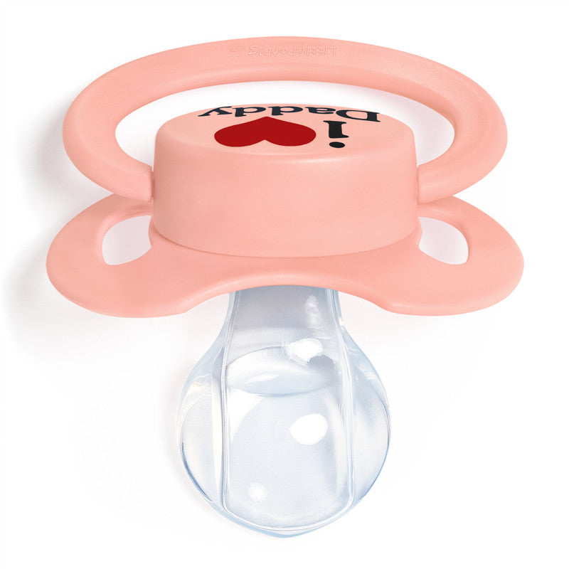 LittleForBig大人おしゃぶり 新型2代 蓋付【パパが大好き柄】4個セット P88-TS402