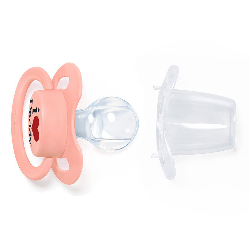 LittleForBig大人おしゃぶり 新型2代 蓋付【パパが大好き柄】4個セット P88-TS402