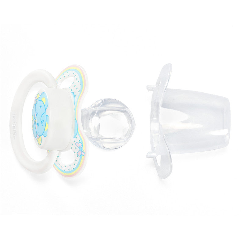 LittleForBig大人用おしゃぶり 新型2代 防塵カバー付 象ちゃん ブルー P88-D31B