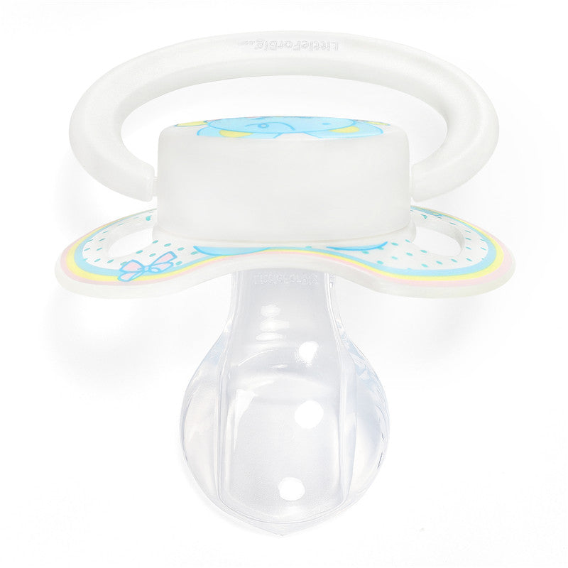 LittleForBig大人用おしゃぶり 新型2代 防塵カバー付 象ちゃん ブルー P88-D31B