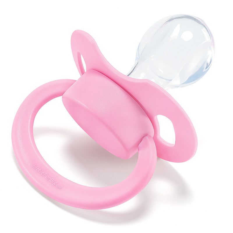 LittleForBig大人用おしゃぶり 新型2代 組み合わせ可 無地 ピンク3点セット P88-S303