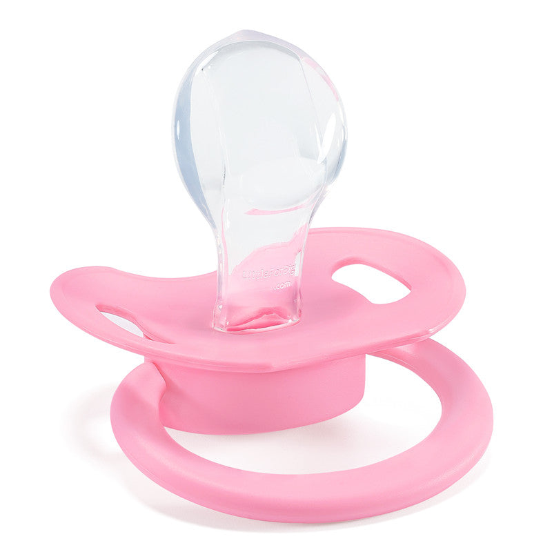 LittleForBig大人用おしゃぶり 新型2代 組み合わせ可 無地 ピンク3点セット P88-S303