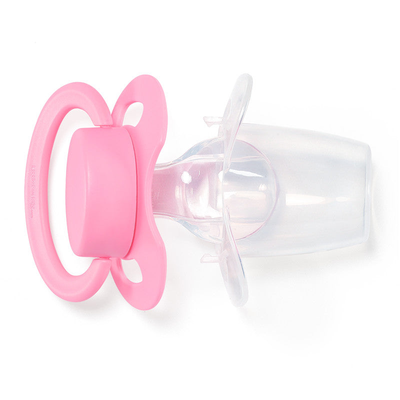 LittleForBig大人用おしゃぶり 新型2代 組み合わせ可 無地 ピンク3点セット P88-S303