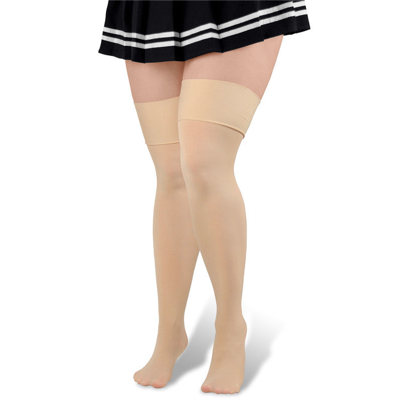 LittleForBig大きなサイズ ストッキング ニーハイソックス ガーターベルト付