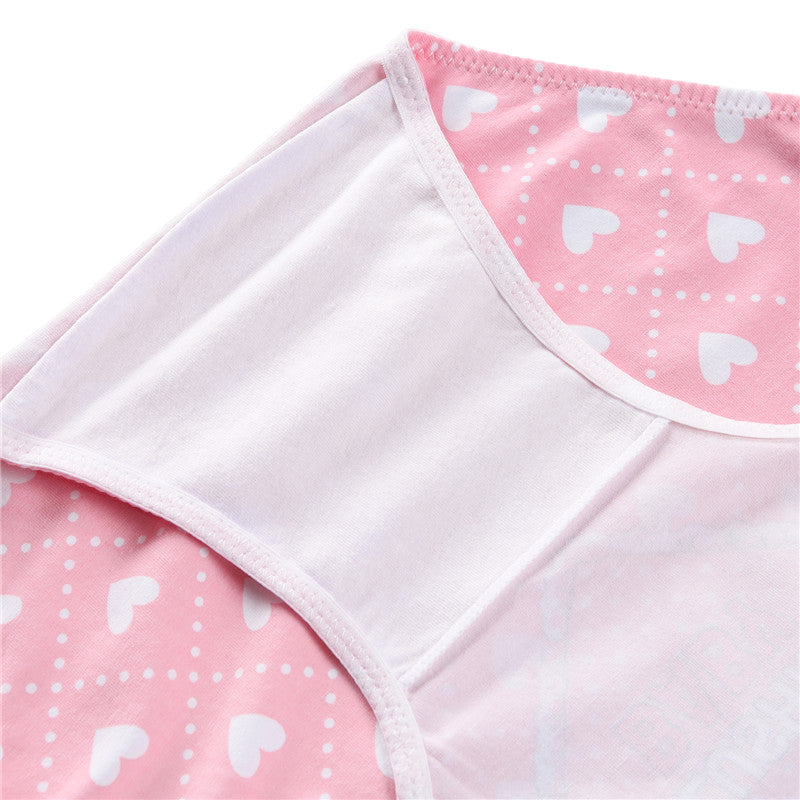 LittleForBig女子綿パンティー【ハート柄】 蝶結び 下着 UP222P