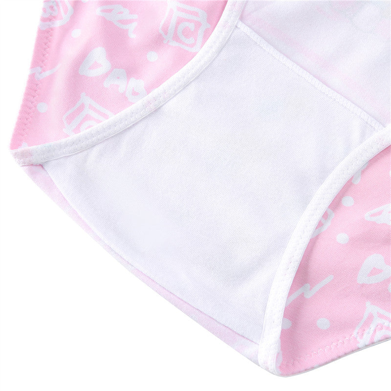 LittleForBig女子綿パンティー【ベビーキューティーズ】 蝶結び 下着 4枚セットUP223-S401