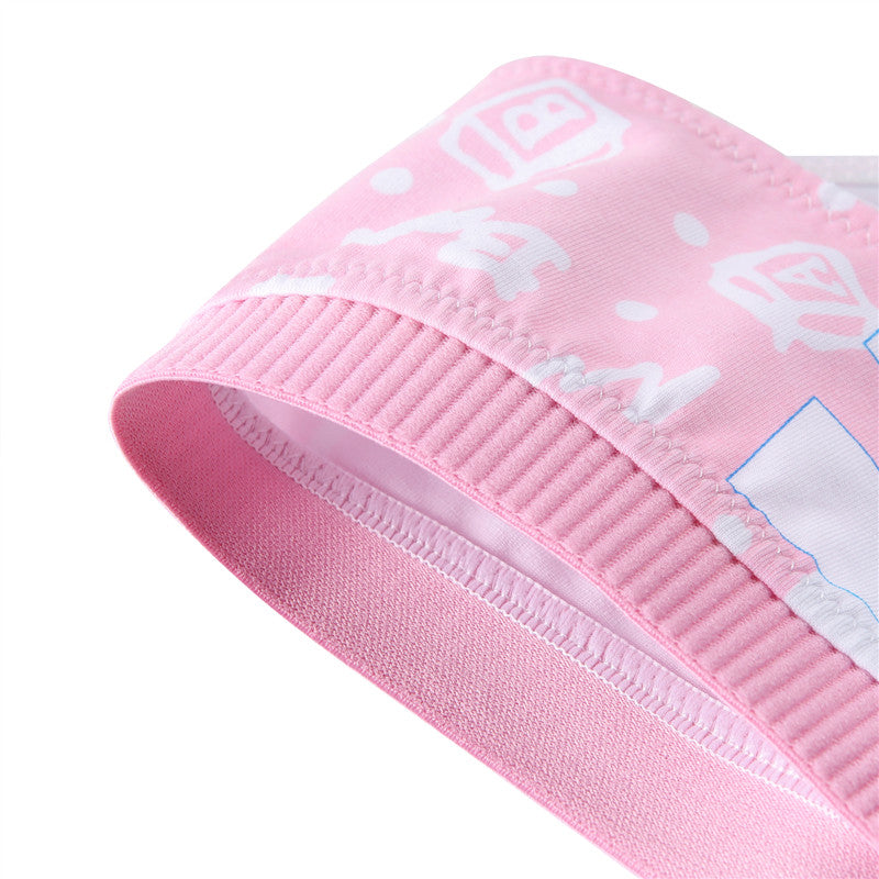 LittleForBig女子綿パンティー【ベビーキューティーズ】 蝶結び 下着 4枚セットUP223-S401