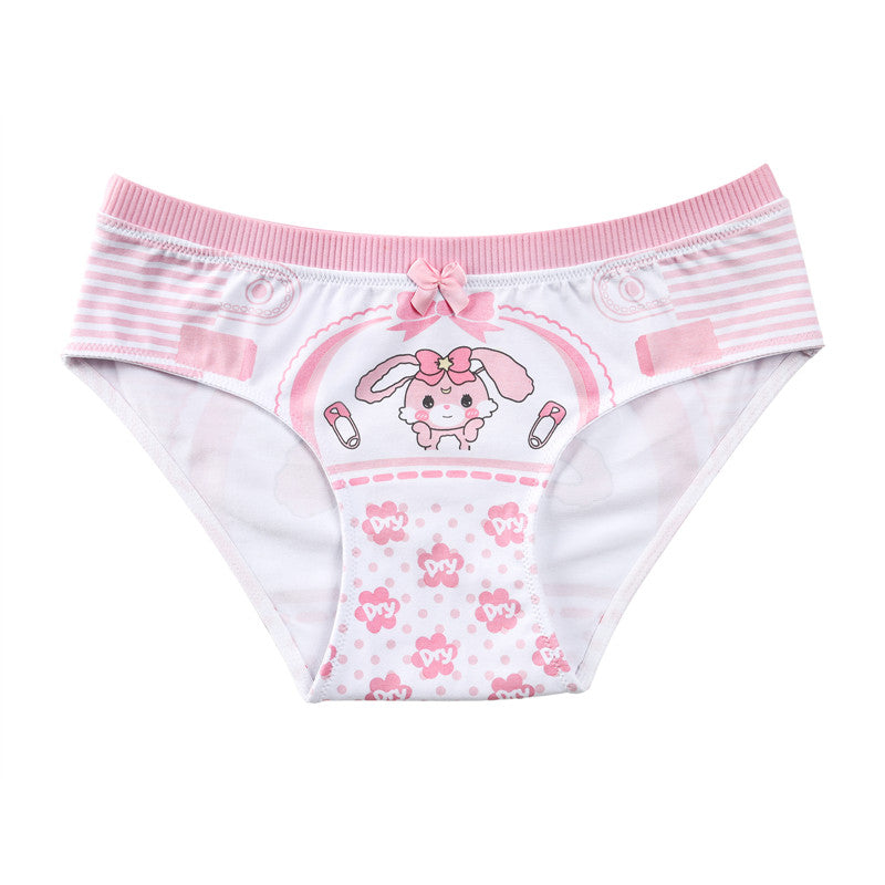 LittleForBig女子綿パンティー【ベビーうさぎ】蝶結び 下着 UP224P