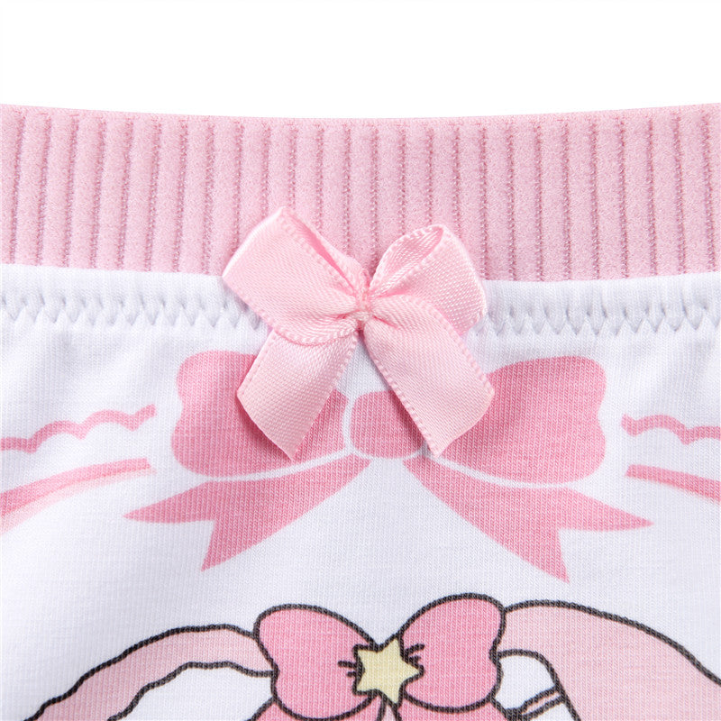 LittleForBig女子綿パンティー【ベビーうさぎ】蝶結び 下着 UP224P