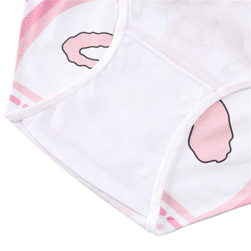 LittleForBig女子綿パンティー【ベビーうさぎ】蝶結び 下着 UP224P