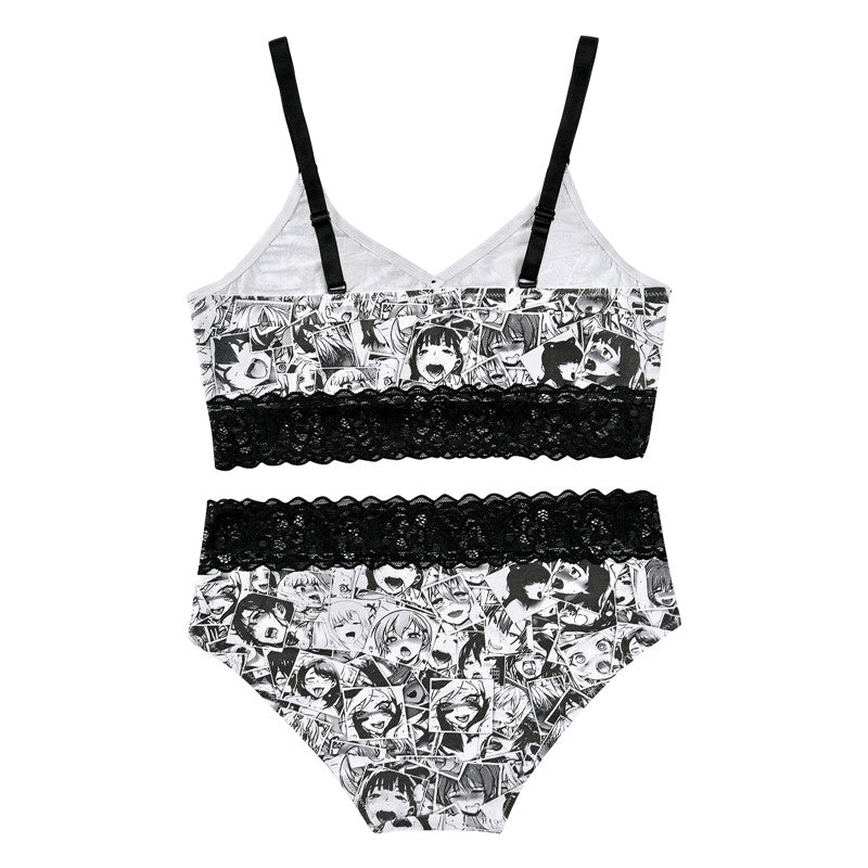 LittleForBig女子ブラレット2点セット【UwU 写真集 アニメ少女】綿パジャマUT248