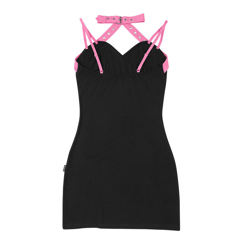 LittleForBigワンピースドレス【ピンク魔女】ボディコンドレス ミニドレス ピンク 323P