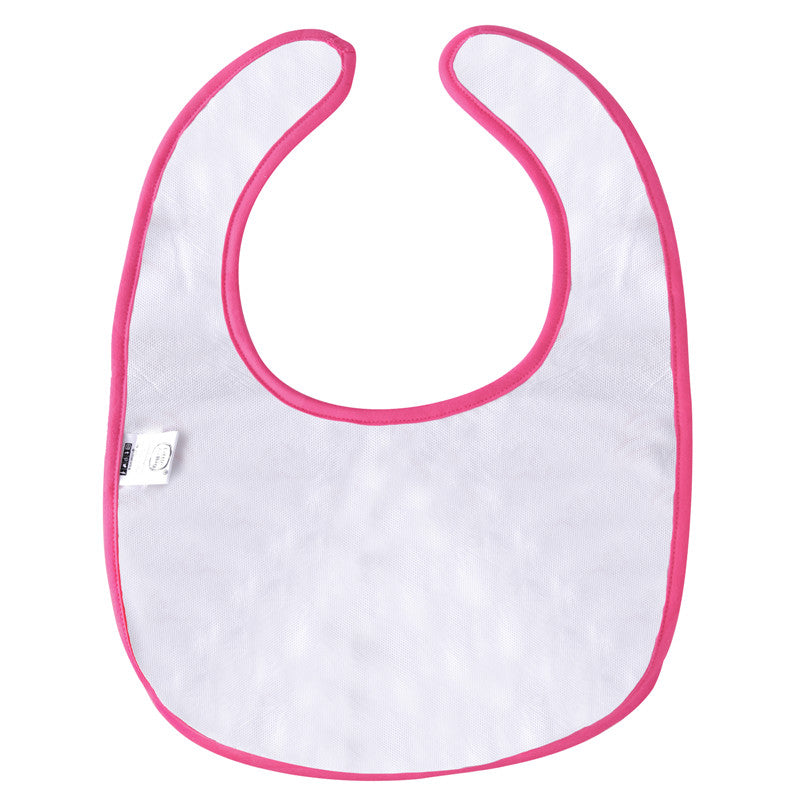 LittleForBig大人よだれかけ【青・ピンクの乳首瓶柄】Bib-S204