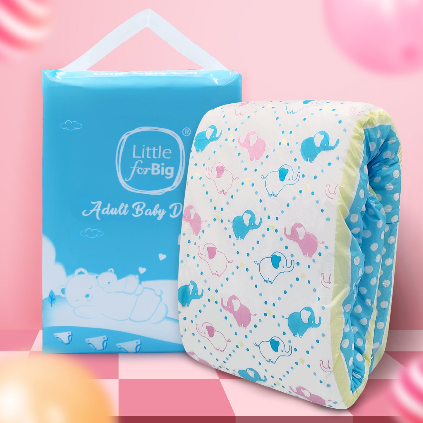 LittleForBig大人用おむつ 【象ちゃん】D01