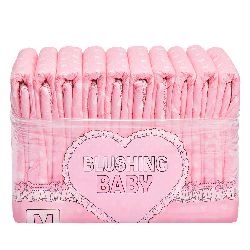 LittleForBig大人用おむつ ハート柄10枚パック【照れくさいベビー】D28