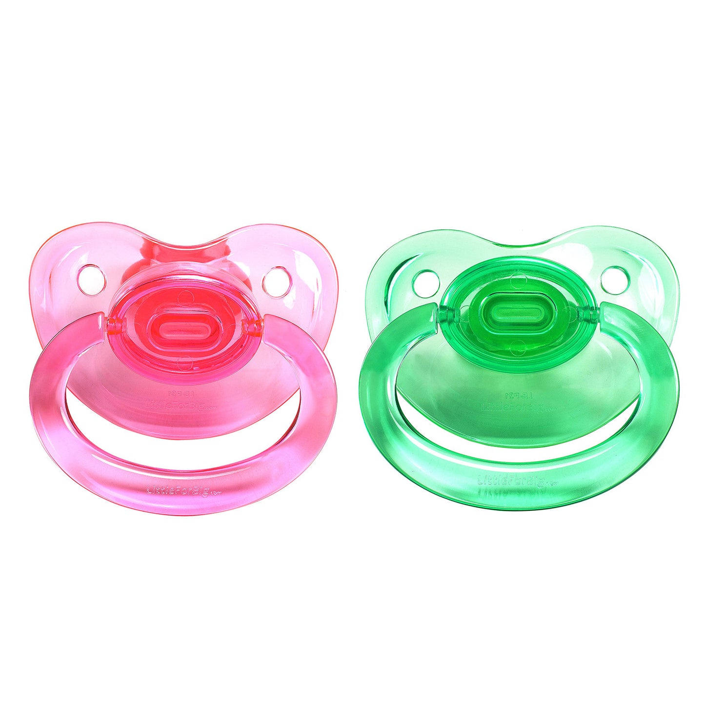 LittleForBig 大人用おしゃぶり 透明 2個セットP31-CS201