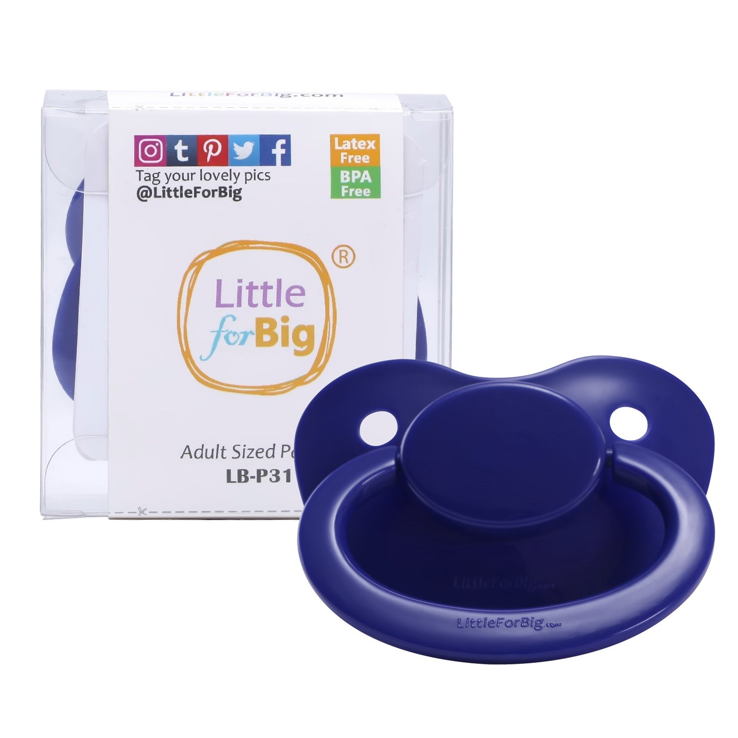 LittleForBig 大人用おしゃぶり P31-DarkBlue
