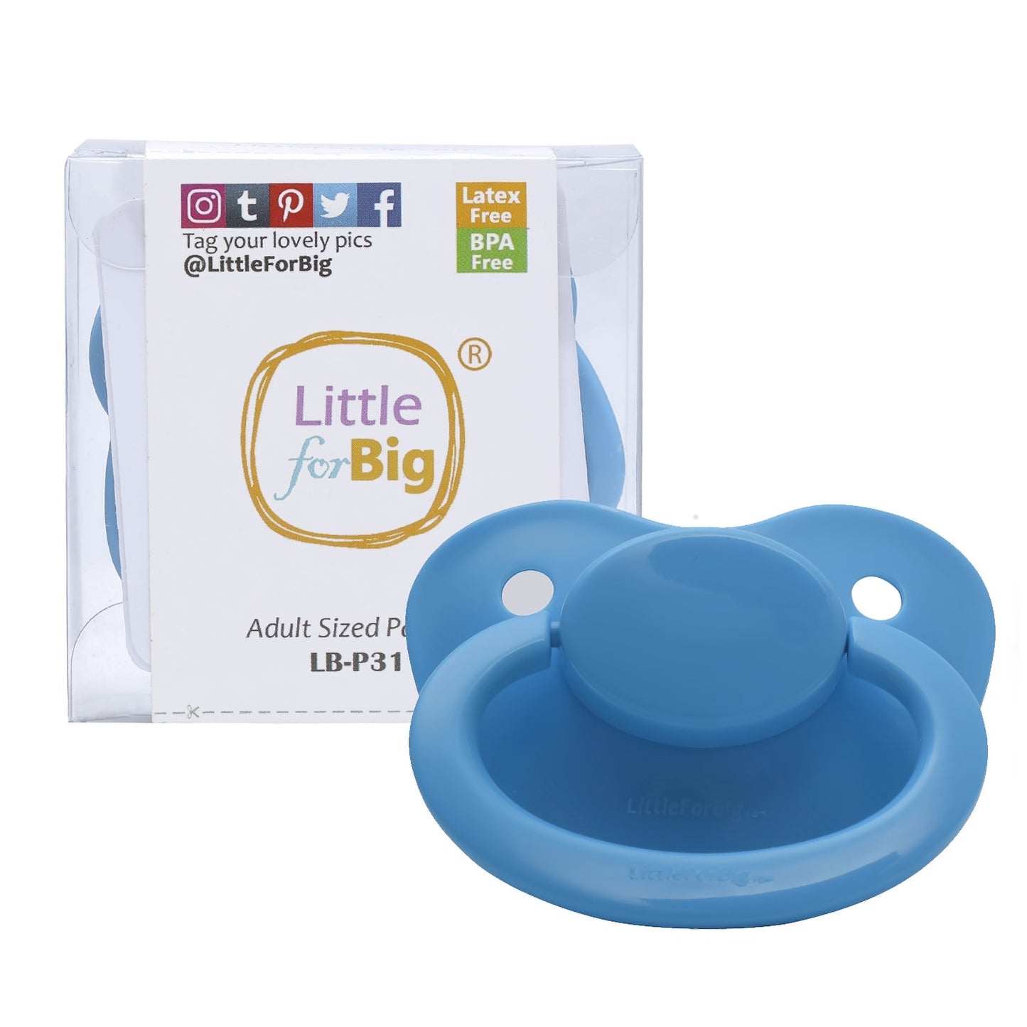 LittleForBig 大人用おしゃぶり P31-LightBlue