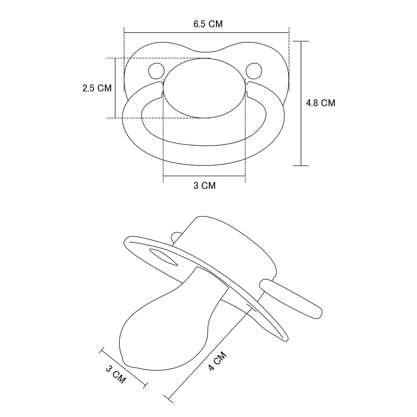 LittleForBig 大人用おしゃぶり P31-White