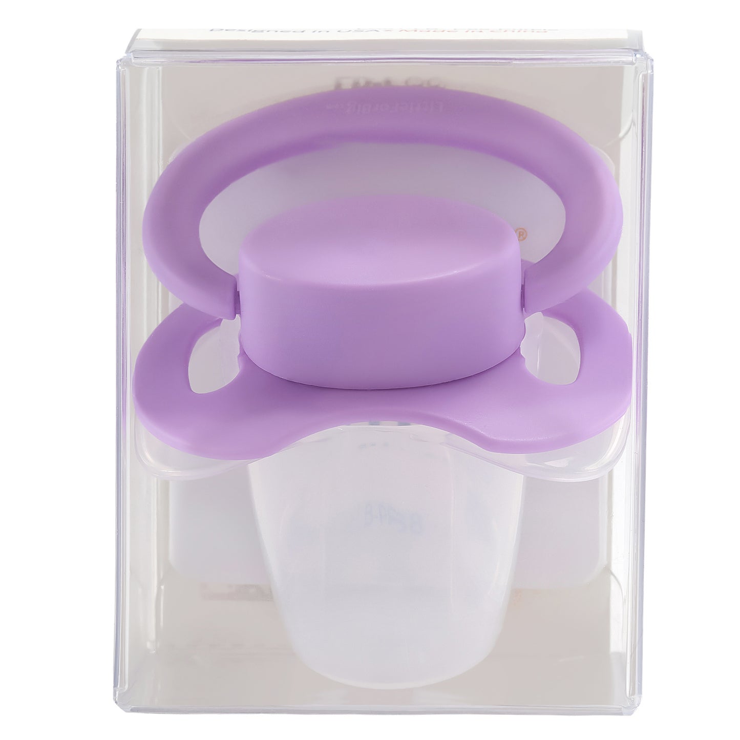 LittleForBig 大人用おしゃぶり 蓋付 P88-Purple