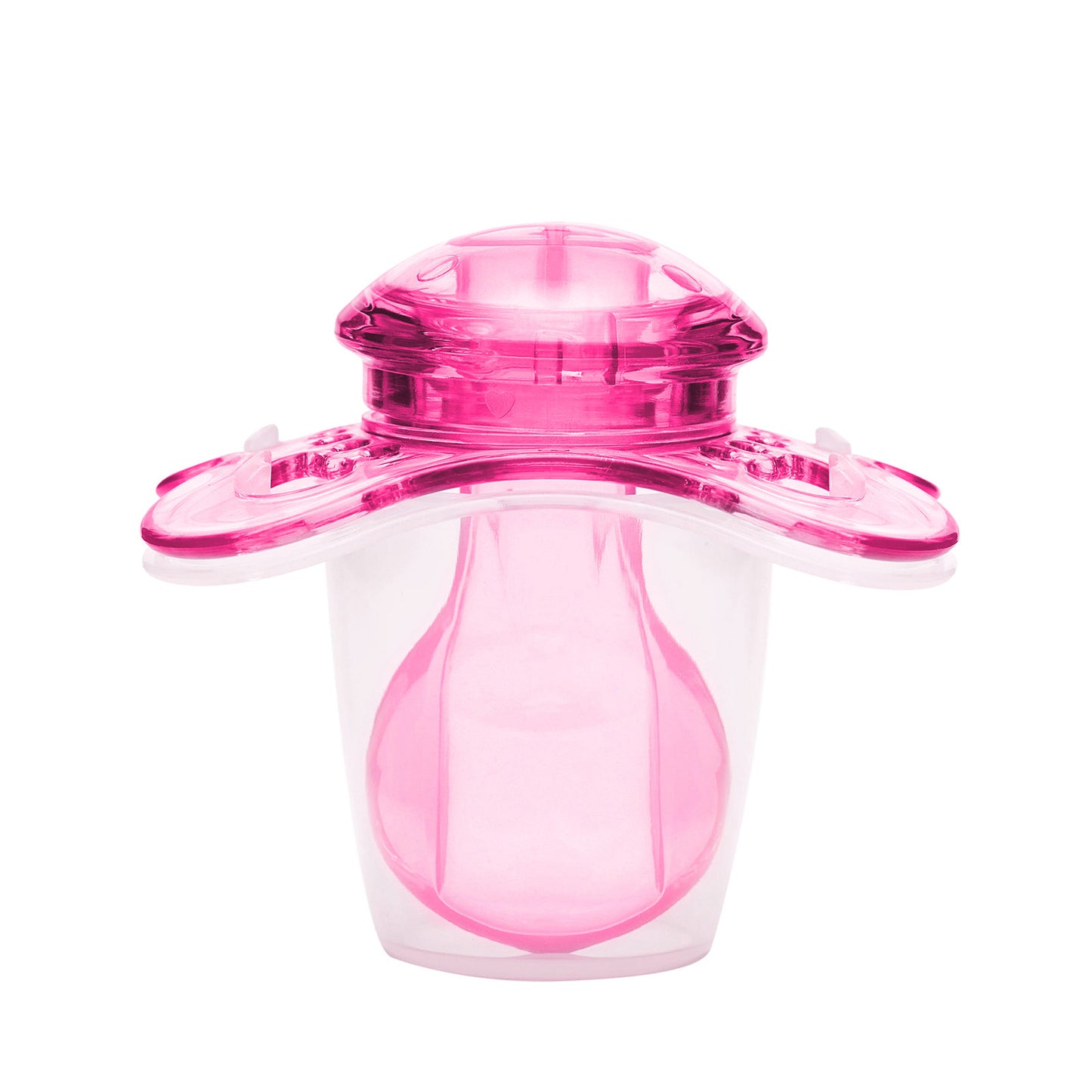 LittleForBig 大人用おしゃぶり 3代 蓋付 透明 2個セットP89-CS201