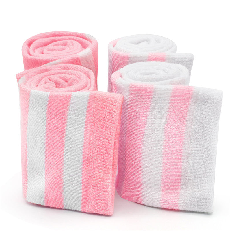 LittleForBigストライプ【学院風】白・ピンク SL09-S201